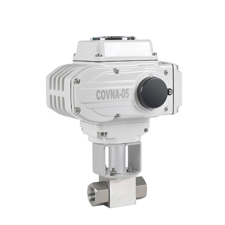 HK60-Q-G 2 Way High Pressure Electric Ball Valve